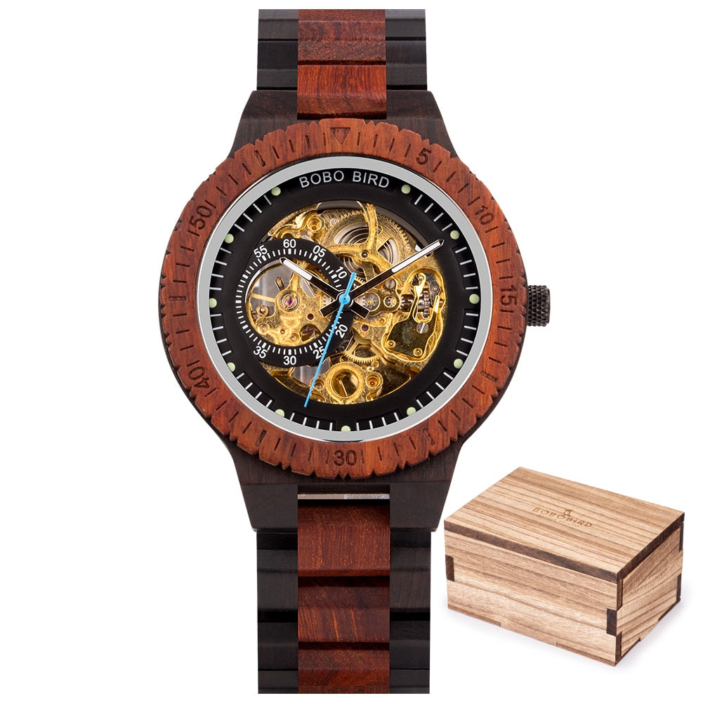 Wood Watch Men Luxury Brand Automatic