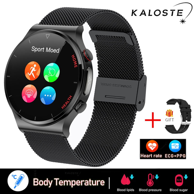 2022 New smart watch men laser health rate blood