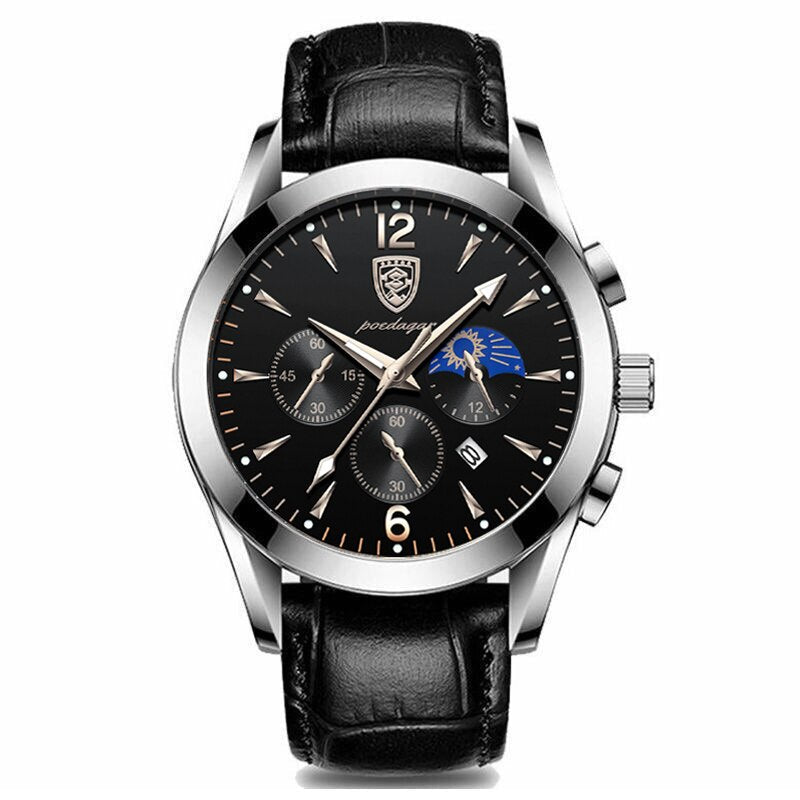 Men watch sport decoration function steel band waterproof