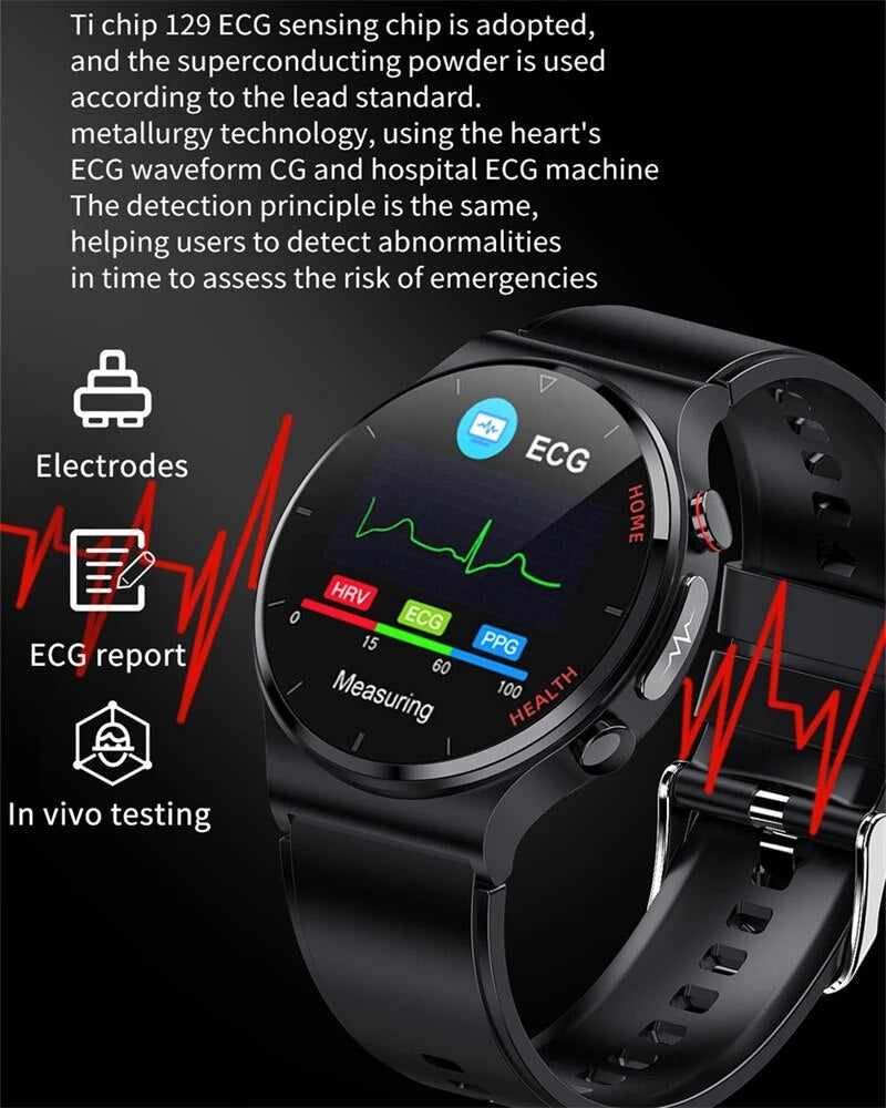 2022 New smart watch men laser health rate blood