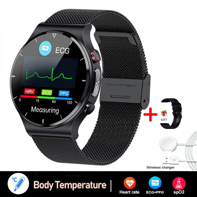 New ECG+PPG Smart Watch Men Blood Pressure.