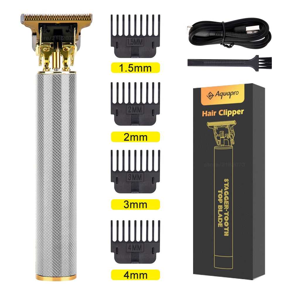Barber Hair Clipper LCD Display For Men Professional Hair Cutting Machine