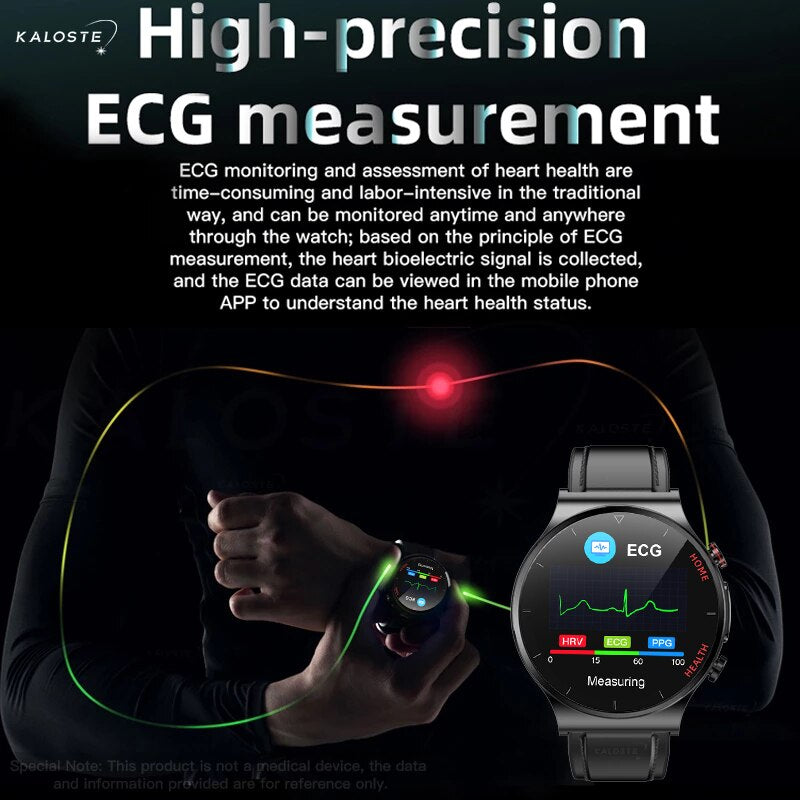 New Health Smart Watch Men ECG+PPG Heart Rate