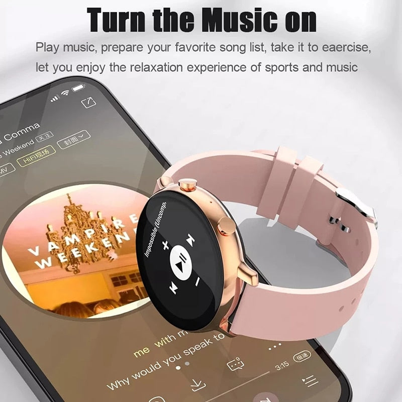 New ECG+PPG Smart Watch With Make Calls Women
