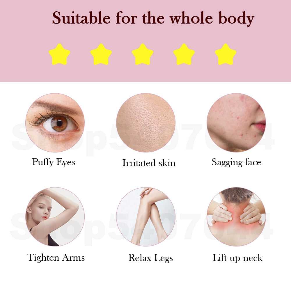 Jade Roller Massager for Face Rose Quartz Natural Real Stone Guasha Scraper Beauty Health Skin Scraping Facial Lifting Tool