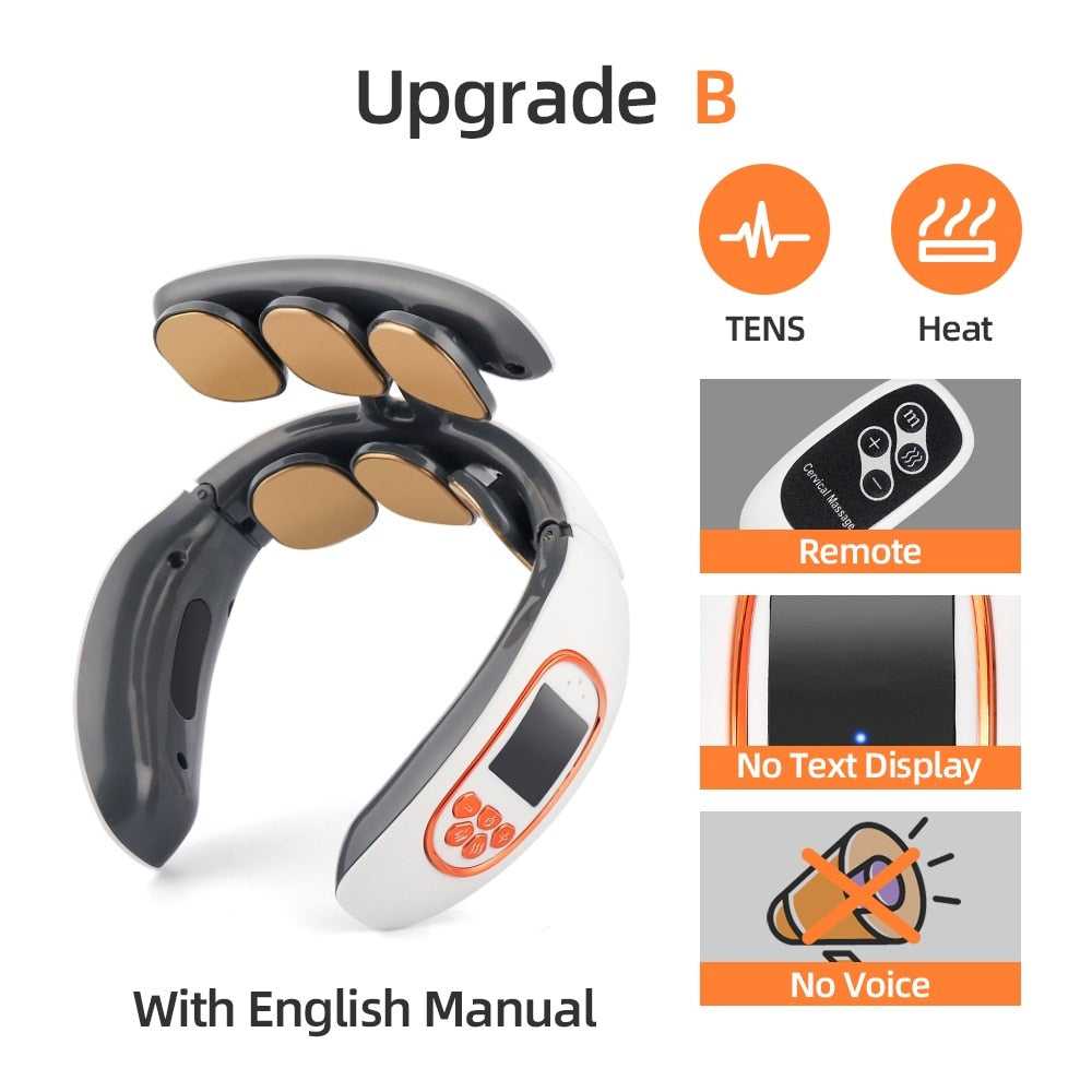Smart Neck Massager Compress Neck Back Cervical Spine Pain Relief