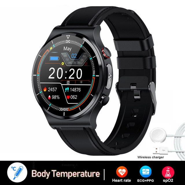 New ECG+PPG Smart Watch Men Blood Pressure.