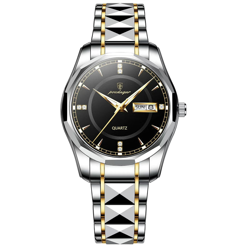 New Fashion Men Watches Stainless Steel Top Brand Luxury