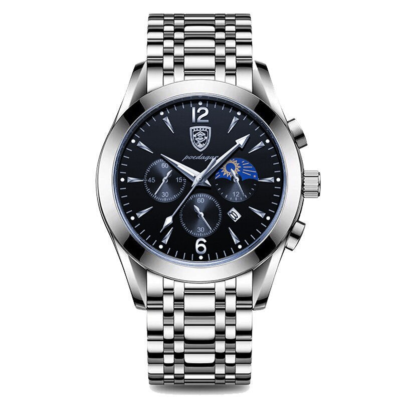 Men watch sport decoration function steel band waterproof
