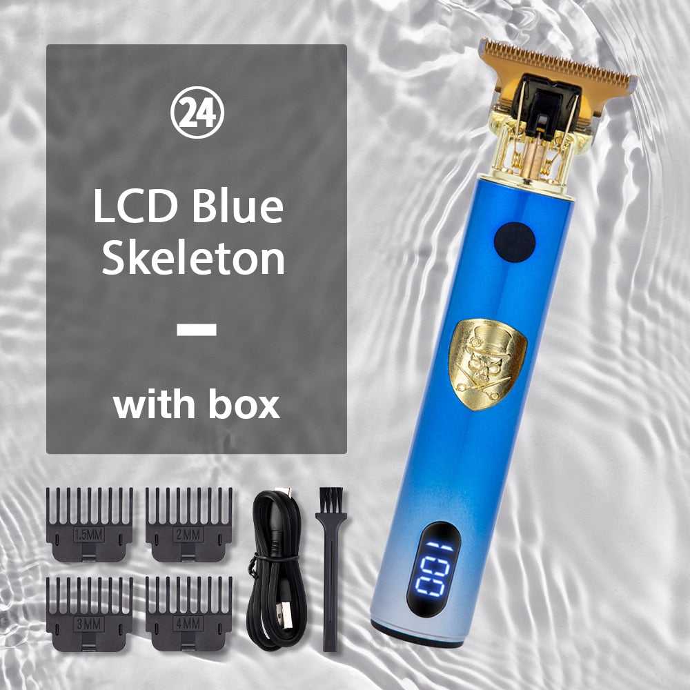Hair Cutting Machine T9 Vintage Hair Trimmer for Men Barber Clippers