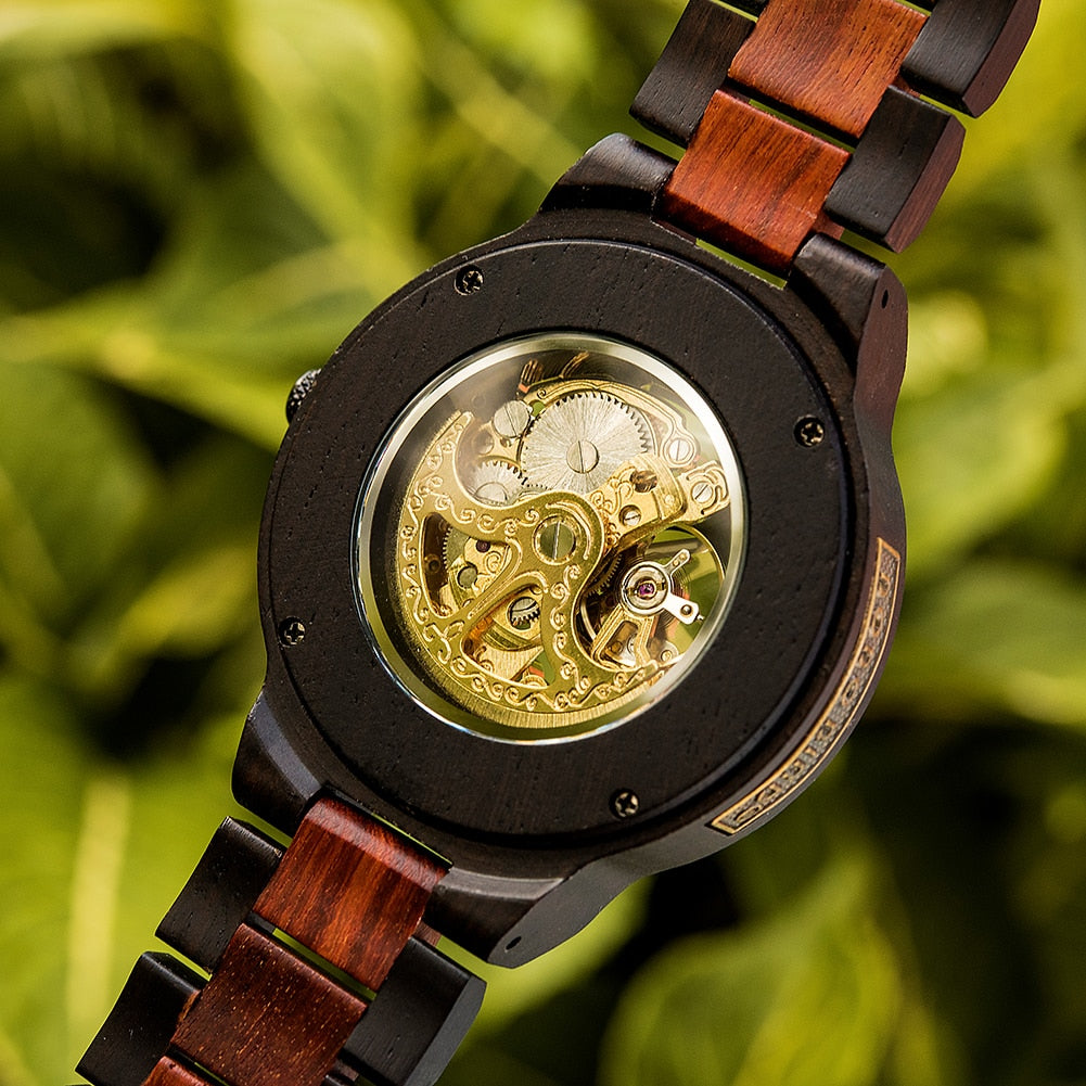 Wood Automatic Watches Relogio Masculino
