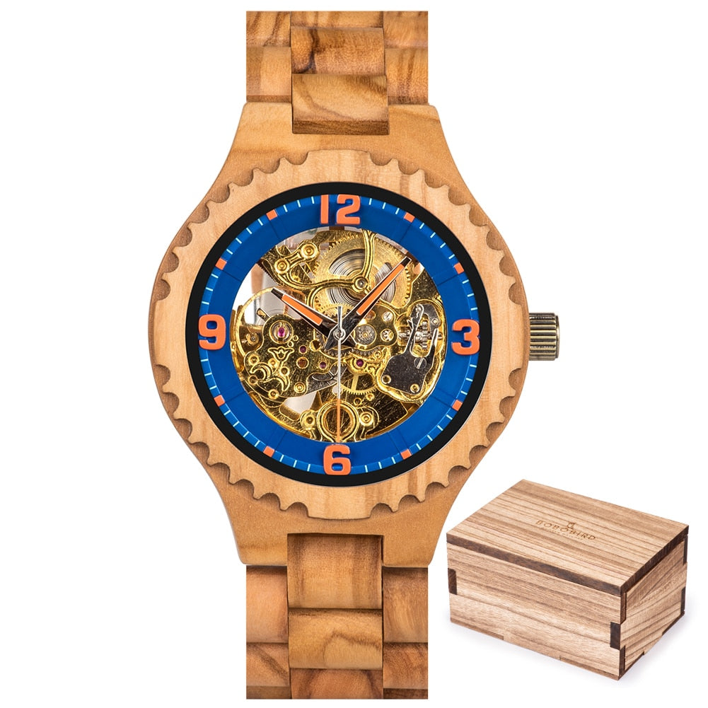 Wood Watch Men Luxury Brand Automatic