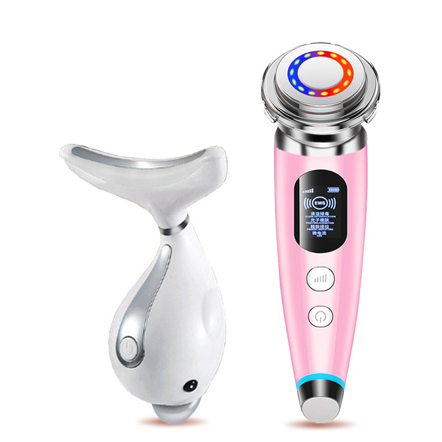 Skin care LED photon anti-wrinkle therapy Vibration Massage Neck Massager