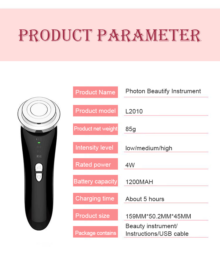 Skin rejuvenation LED skin care machine.