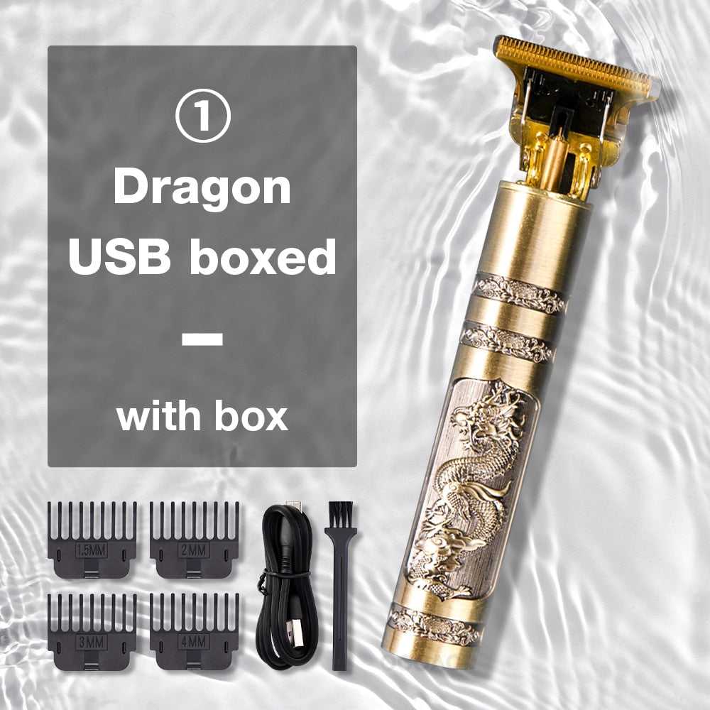 Hair Cutting Machine T9 Vintage Hair Trimmer for Men Barber Clippers