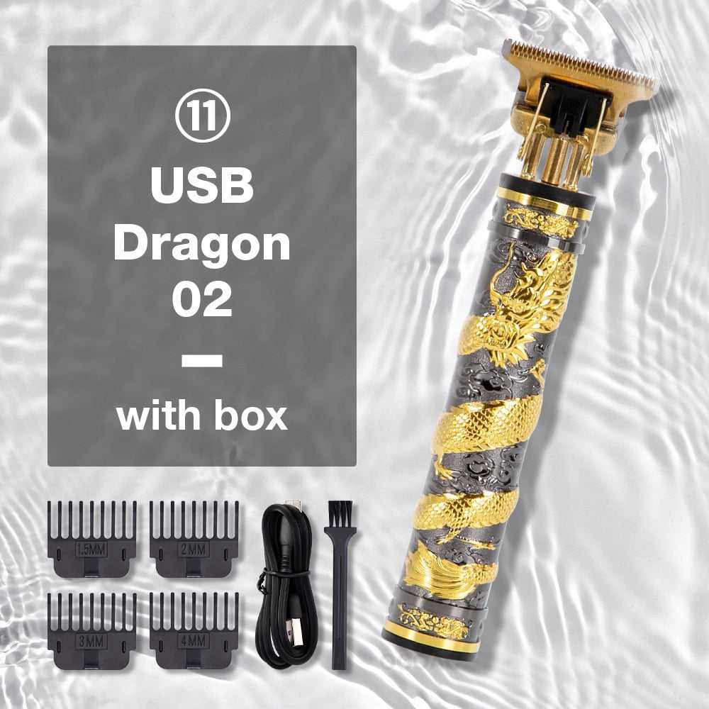 Hair Cutting Machine T9 Vintage Hair Trimmer for Men Barber Clippers