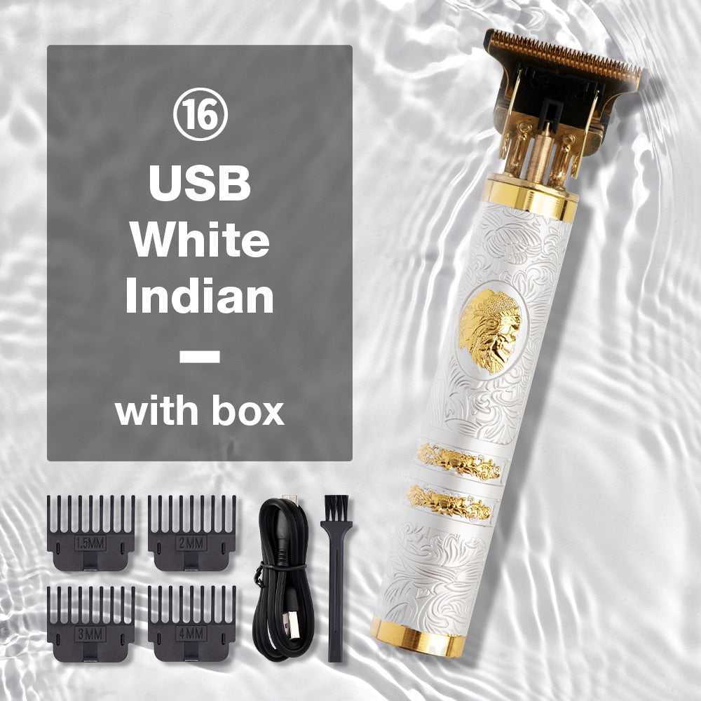 Hair Cutting Machine T9 Vintage Hair Trimmer for Men Barber Clippers