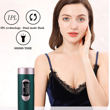 IPL hair removal device - strong pulse waves directly into the hair follicles.