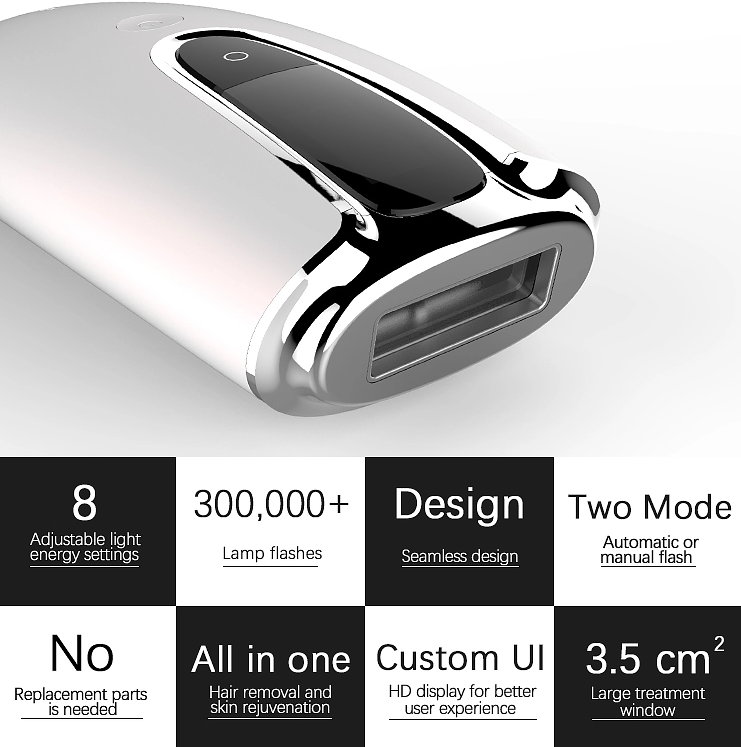 Home laser hair removal instrument electric hair removal device