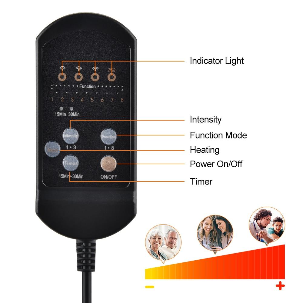 Portable vibrating heat therapy massage