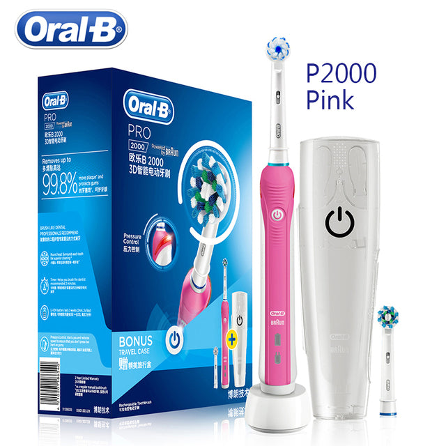 Oral B Pro2000 Smart Electric Toothbrushes D20524 3D Sonic - TEXVIN