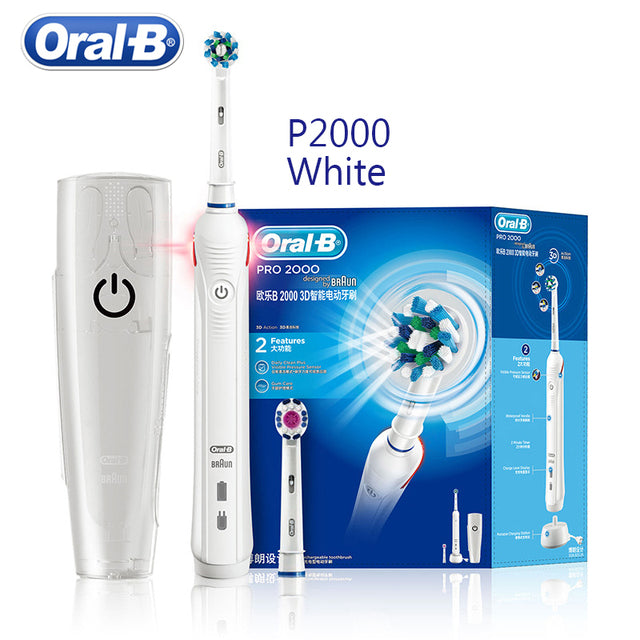Oral B Pro2000 Smart Electric Toothbrushes D20524 3D Sonic - TEXVIN