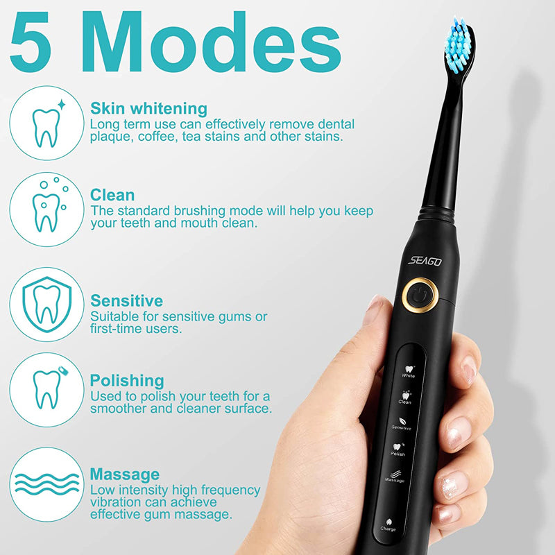 Seago Electric Sonic Toothbrush 507B