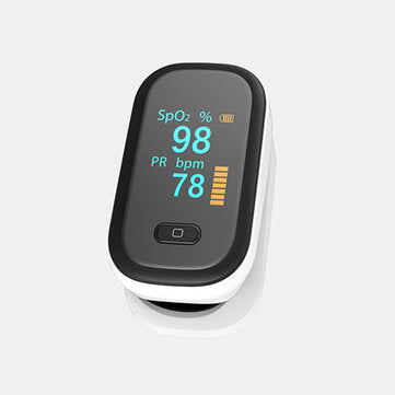 Finger oximeter- [oximeter] Dual OLED display technology.