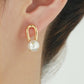 White Pearl Stud Earrings