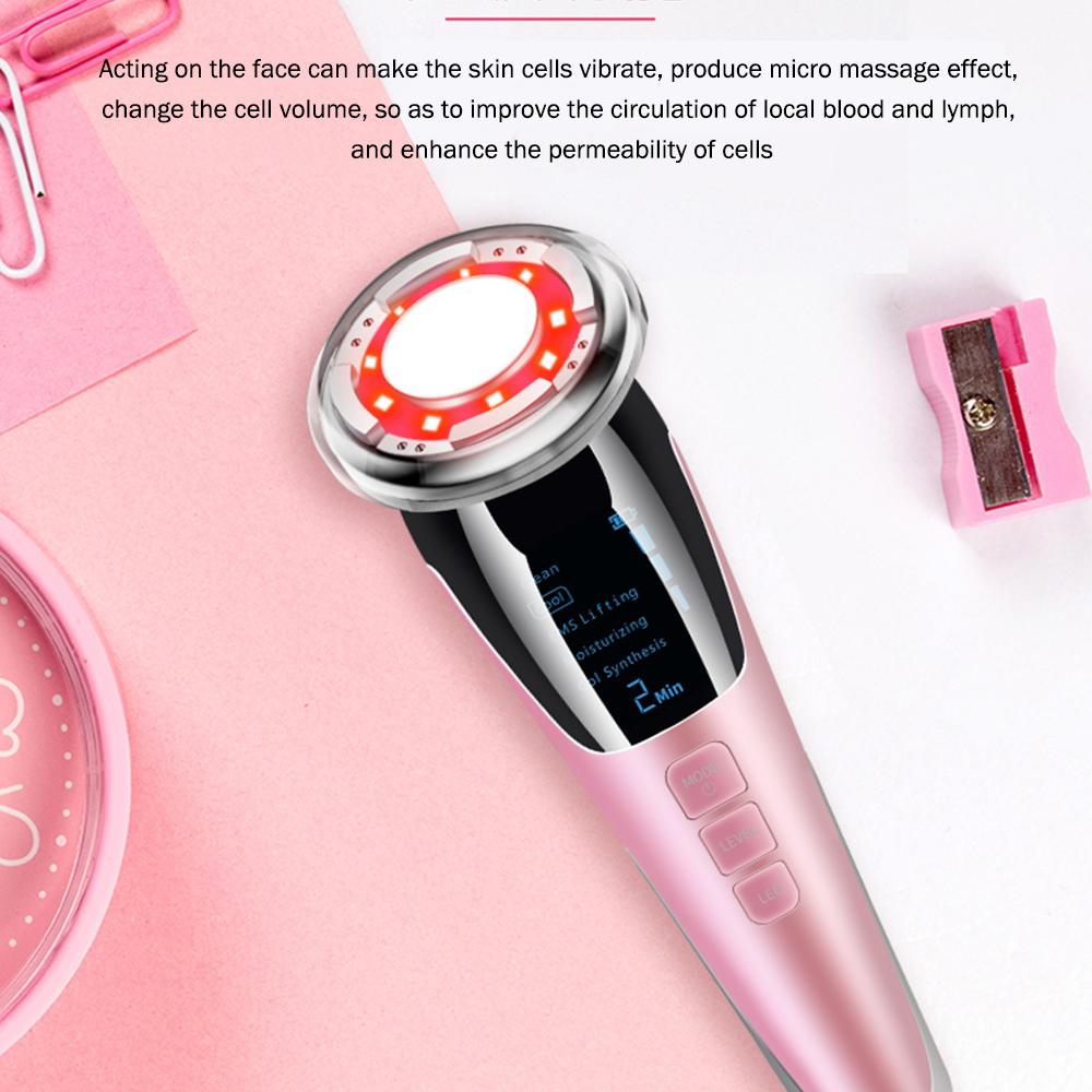 EMS Facial Massager LED light therapy Sonic