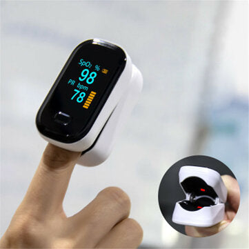 Finger oximeter- [oximeter] Dual OLED display technology.
