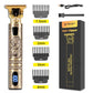 LCD Hair Clippers Professional Hair Cutting Machine Beard Trimmer For Men Barber Shop Electric Shaver Vintage T9 Hair Cutter