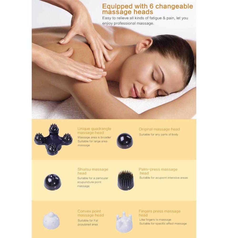 Full Body Handheld Massager Machine Red