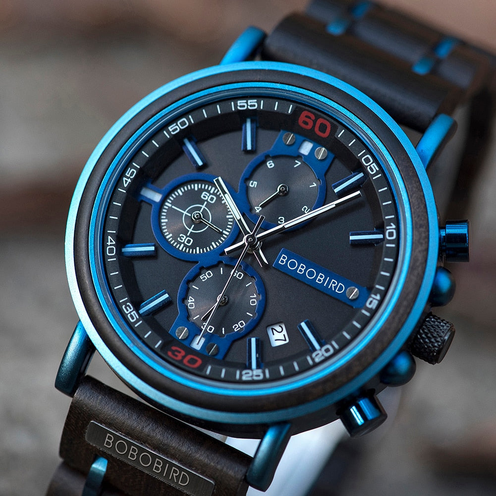 Wooden Watch Men Top Brand Luxury Stylish