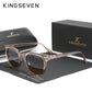 Polarized Square Sunglasses Men Women Zebra