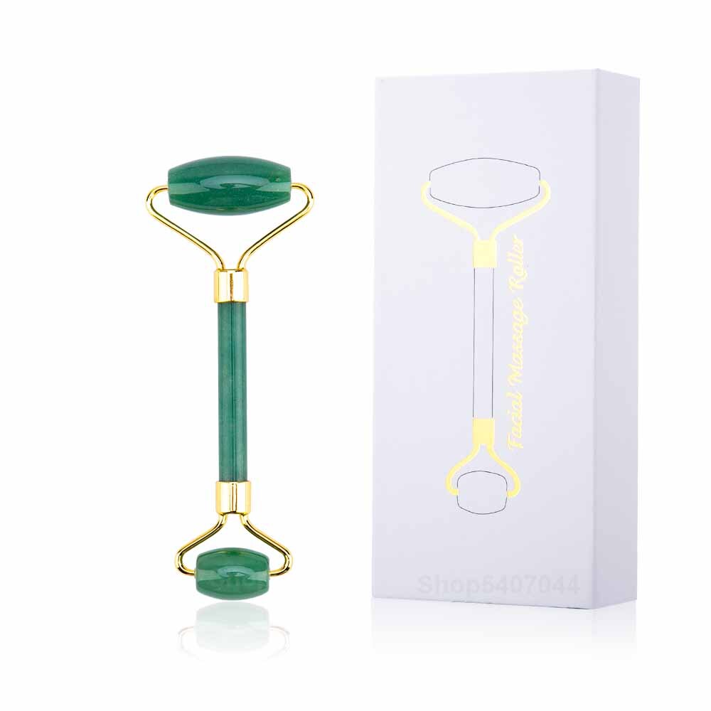 2/1pcs Gua Sha Massager for Face Rose Quartz Jade Roller Beauty