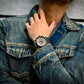 Luxury Stainless Steel Wood Watch Men