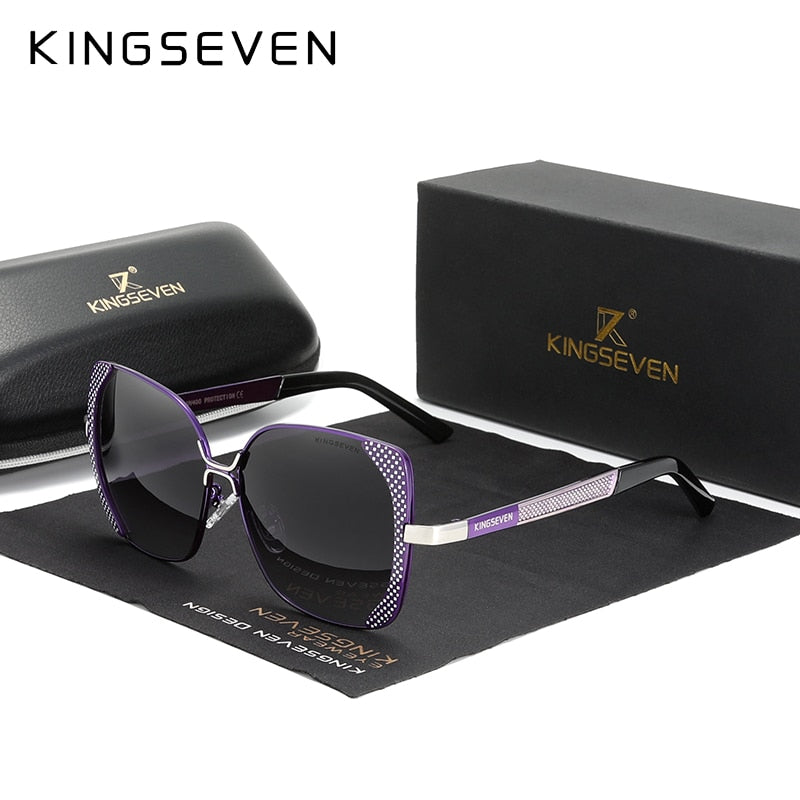 Design Polarized Gradient Lens Sunglasses For Women Butterfly
