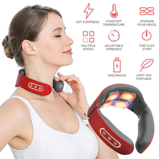 Care Neck Relaxation Tool Neck Care Massager Facial Lifting Face - TEXVIN