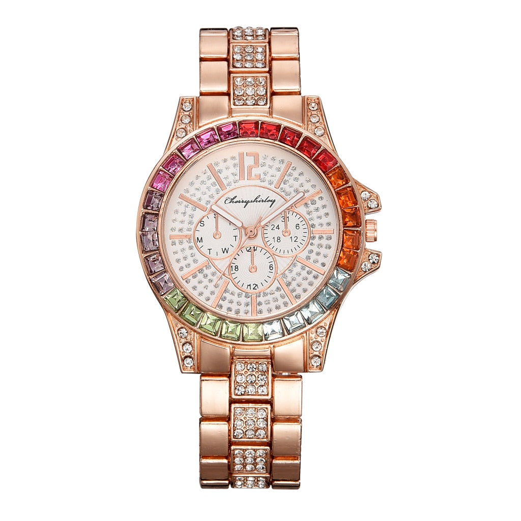 Fashion Women Watch With Diamond Watch Ladies Top Luxury