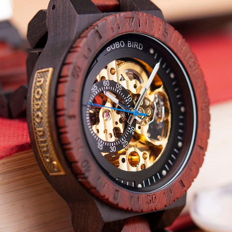 Wood Automatic Watches Relogio Masculino