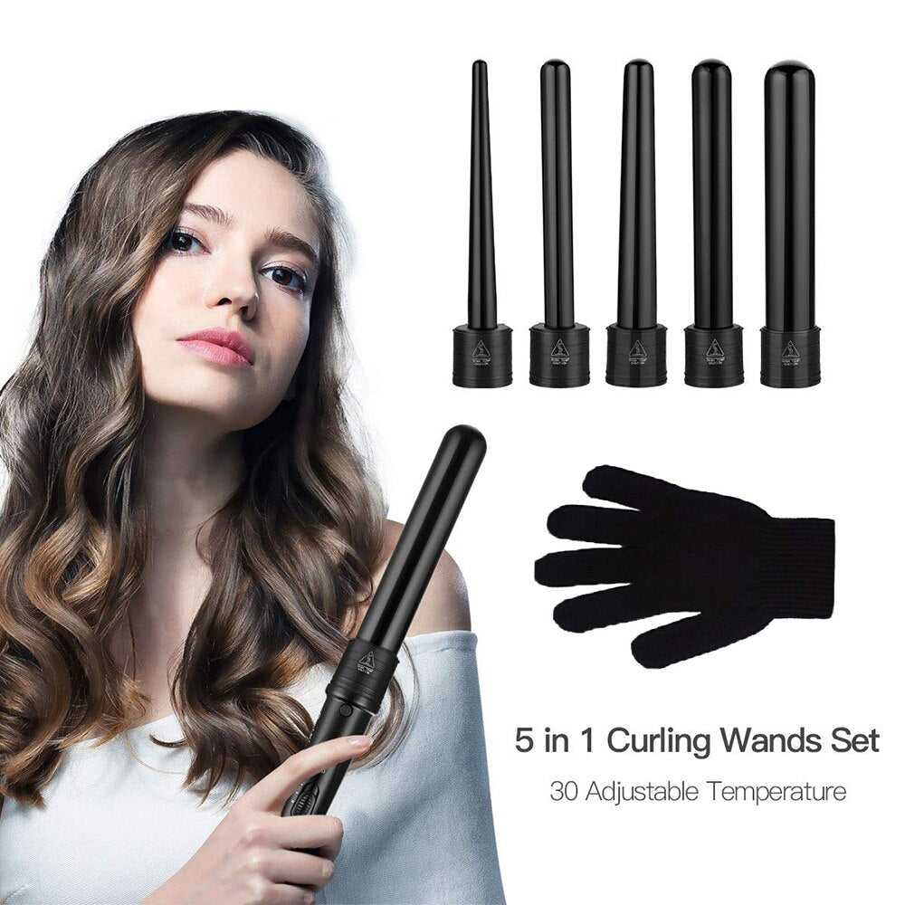 5P Curling Iron Hair Curler 9-32MM Professional Curl Irons Ceramic Styling Tools