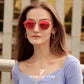 Classic Reflective Sunglasses Men Hexagon Retro