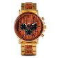 Wooden Stainless Steel Watch Men Water