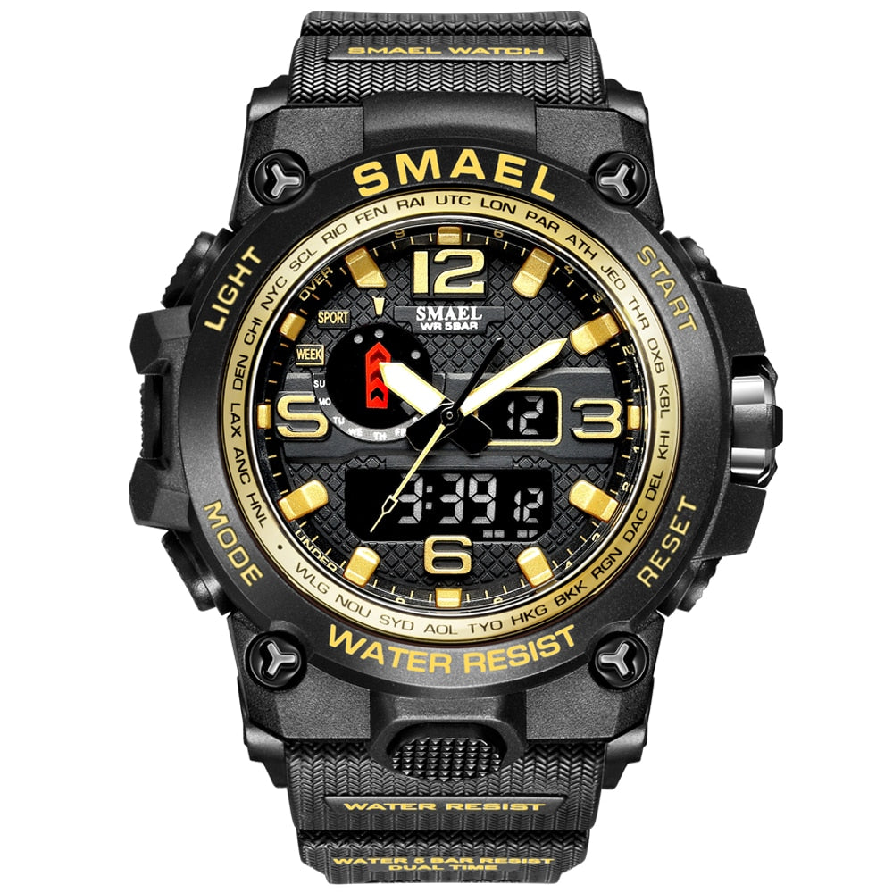 SMAEL Brand Fashion Men Sports Watches Men Analog Quartz Clock