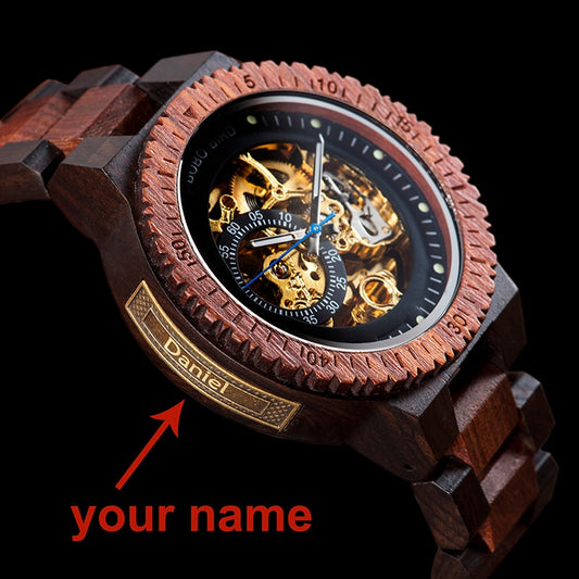 Wood Automatic Watches Relogio Masculino