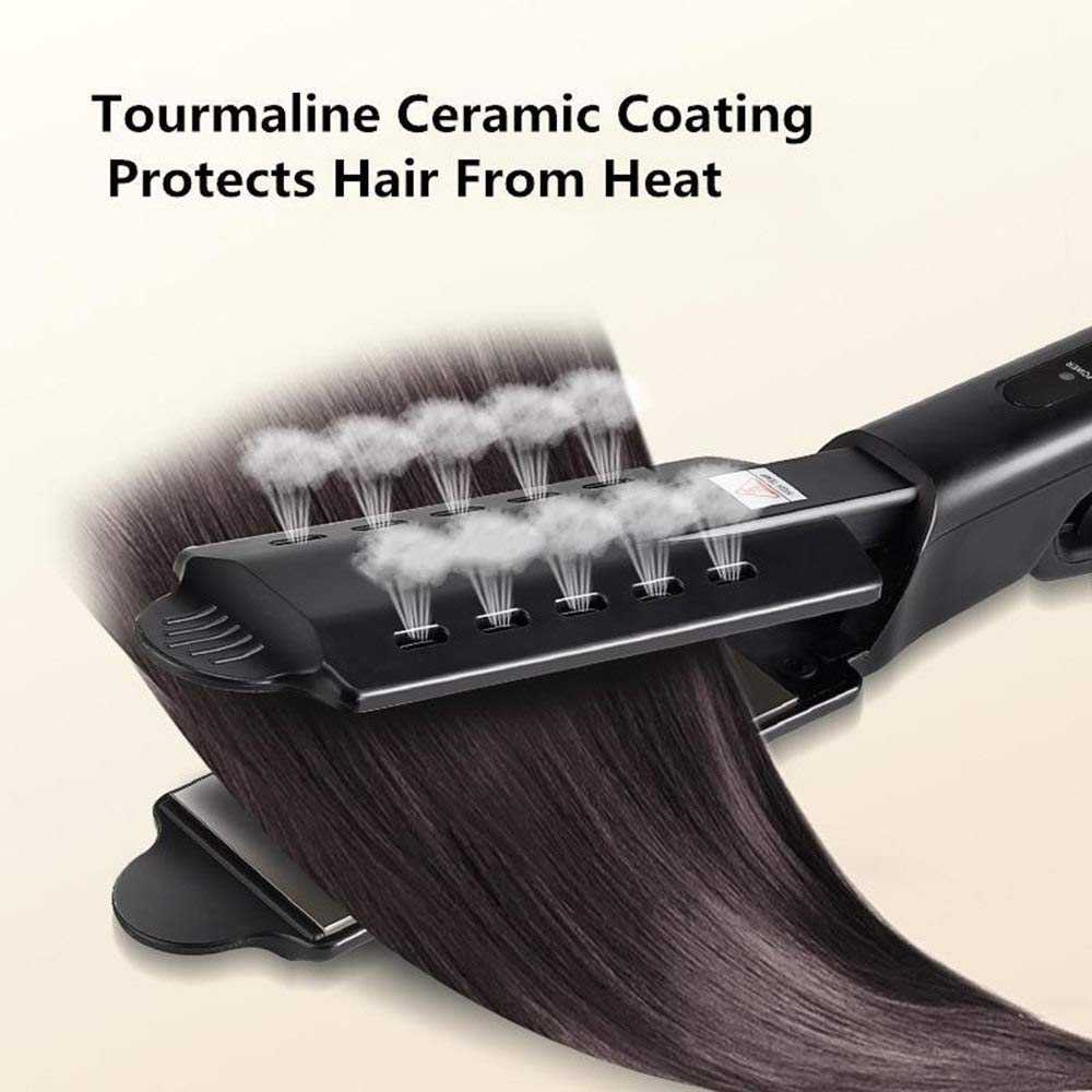 Four-Gear Adjustable Temperature Ceramic Steam Hair Curler