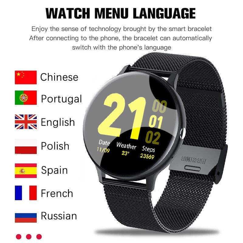 New bluetooth answer call smart watch men