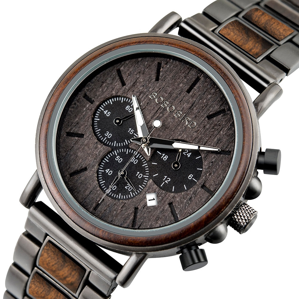 Wooden Watch Men erkek kol saati Luxury