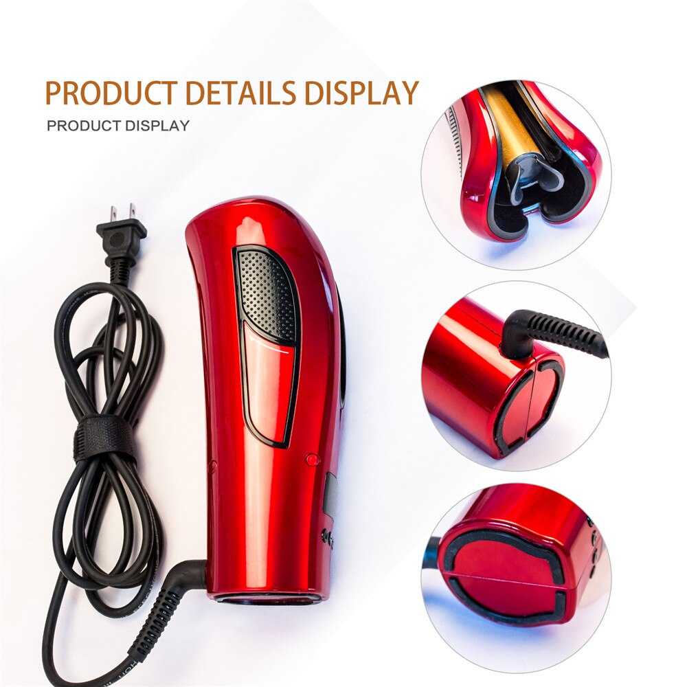 Electric Automatic Hair Curler Hair Curling Iron LCD Ceramic Rotating